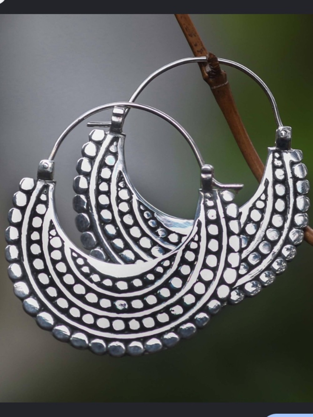 Novica Artisan Balinese Sterling Silver Dangle Earrings .925